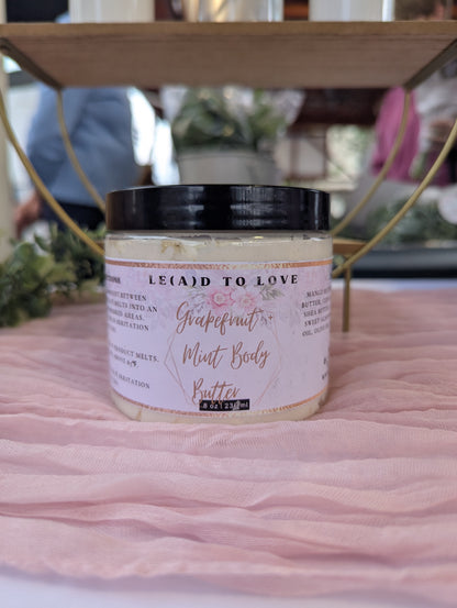 Grapefruit + Mint Whipped Body Butter