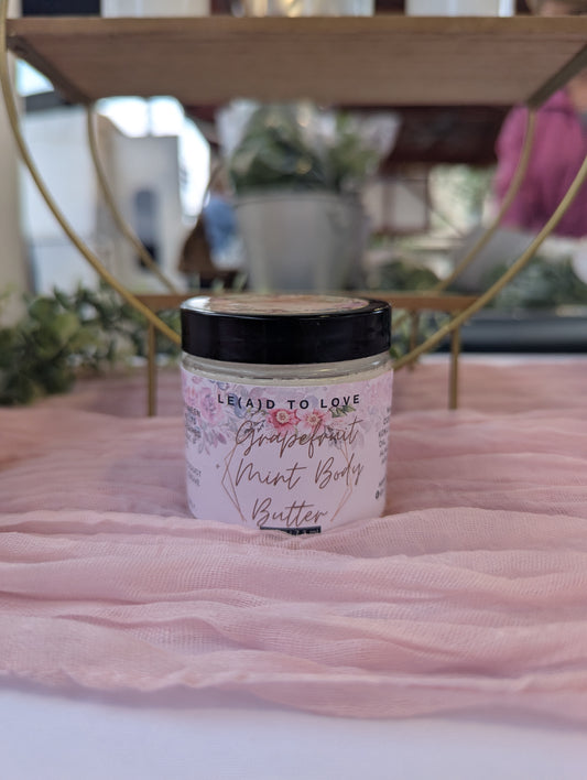 Grapefruit + Mint Whipped Body Butter