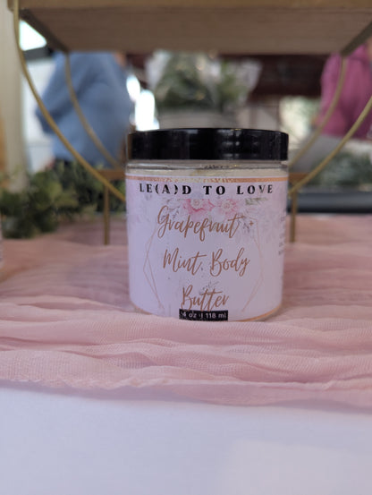 Grapefruit + Mint Whipped Body Butter